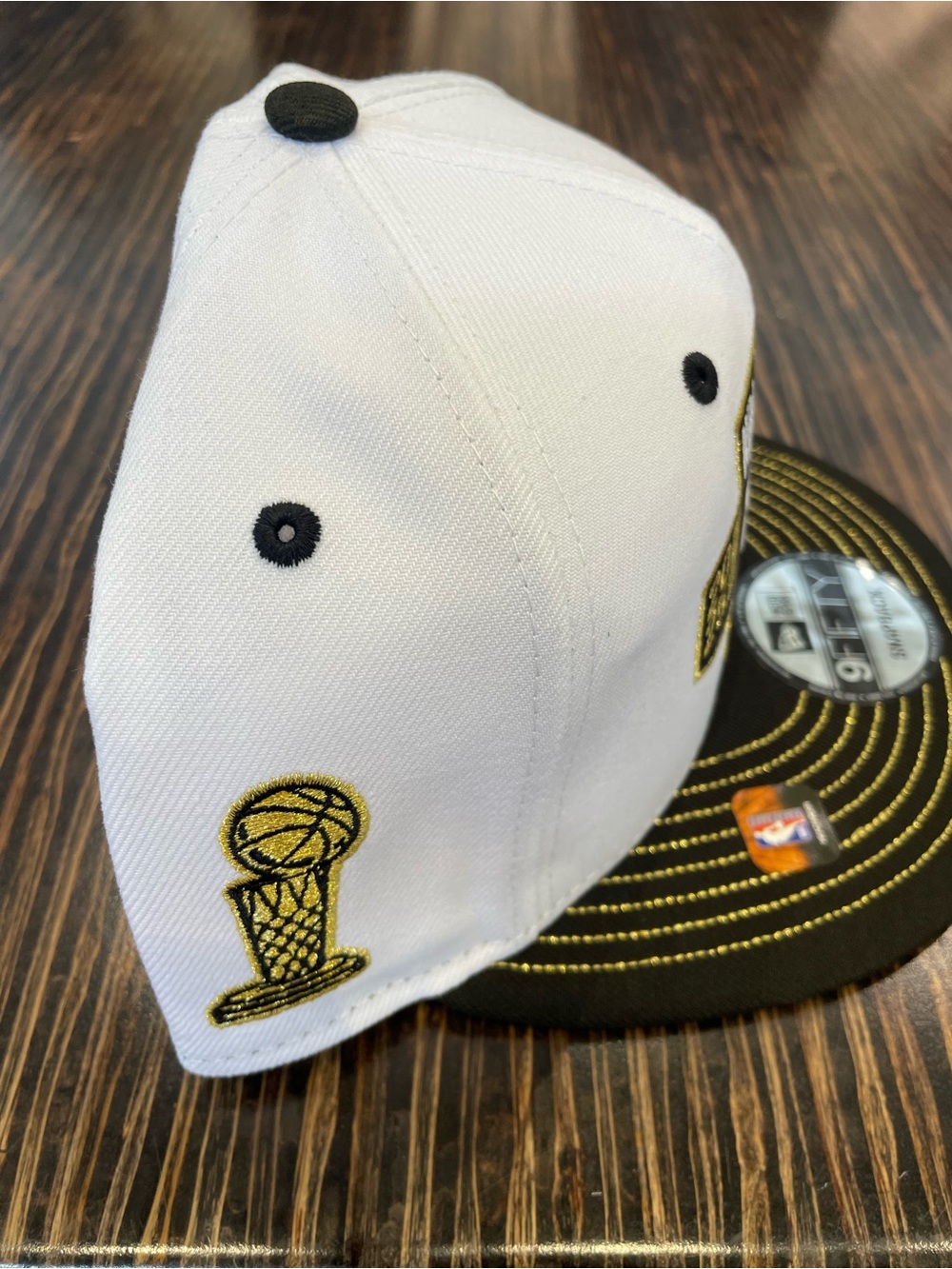 New Era Snapback Hat - White/Black/Blue/Red - Picture 2 of 5